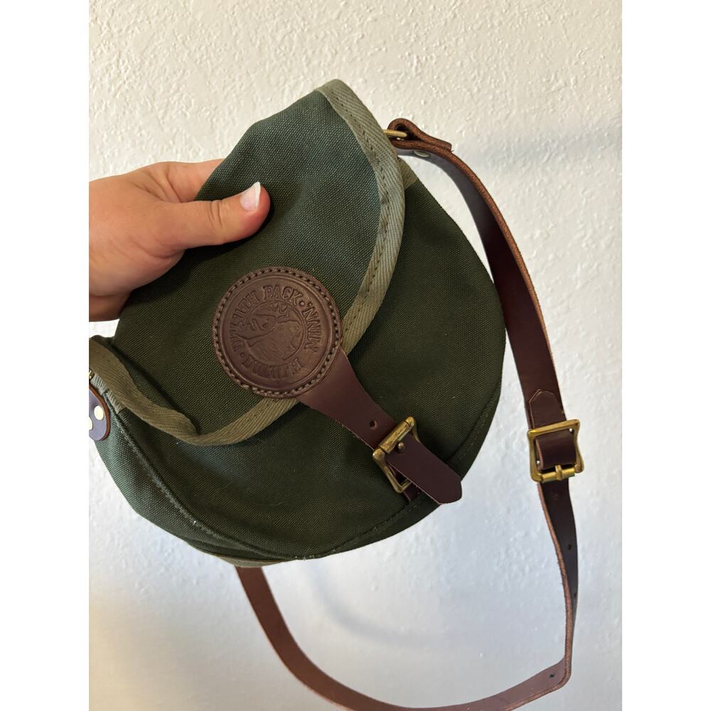 Vintage Duluth Pack Shoulder Bag Purse Canvas & Leather New - Picture 4 of 6